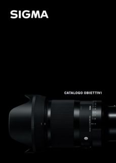 Catalogo obiettivi Sigma 2022 (italiano)
